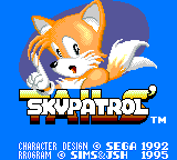 Tails no Skypatrol Title Screen